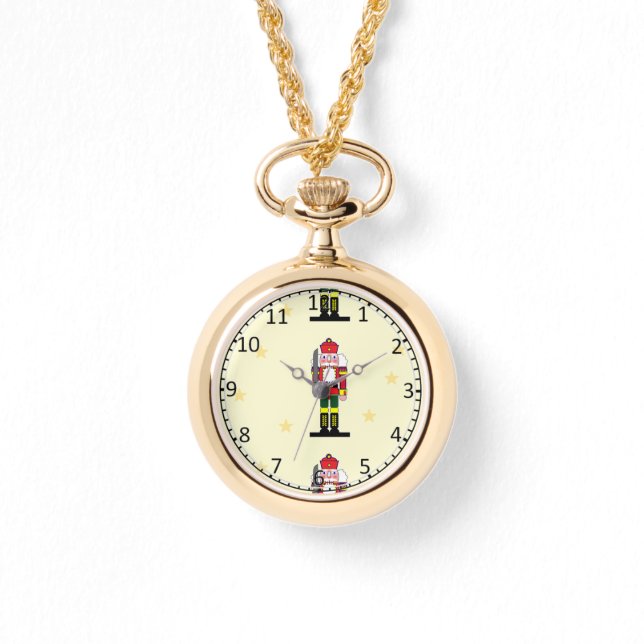 Weihnachtskitcracker Armbanduhr (Vorderseite)