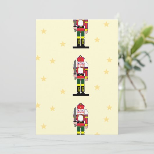 Weihnachtskitcracker Hinweiskarte (Stehend Vorderseite)