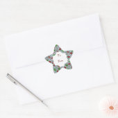 Weihnachtskites, Geschenksticker Stern-Aufkleber (Umschlag)