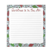 Weihnachtskites, Notizblock (Vorderseite)