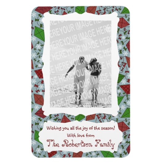 Weihnachtskites, Premium-Foto-Magnet Magnet (Vertikal)