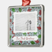 Weihnachtskites, Premium-Foto-Ornament Ornament Aus Metall (Links)