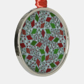Weihnachtskites, Premium-Ornament Silbernes Ornament (Rechts)