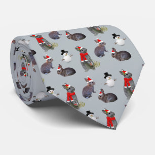 Weihnachtskits Party Krawatte (Eisblau)