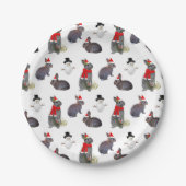 Weihnachtskits Party Papierplatte Pappteller (Vorderseite)