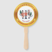 Weihnachtskitschigkeit Fächer (Vorderseite)