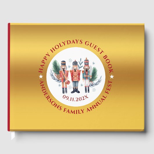 Weihnachtskitschigkeit Gästebuch (Vorderseite)