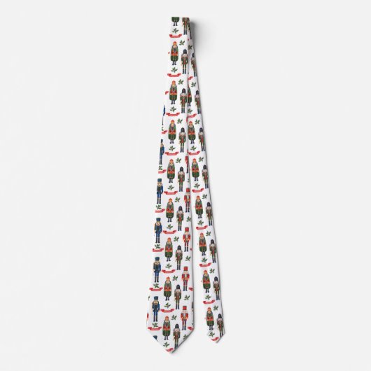 Weihnachtskitschigkeit mit gefliestem Muster Krawatte (Vorderseite)