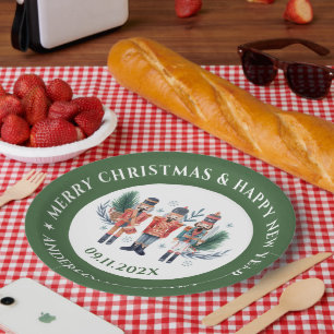 Weihnachtskitschigkeit Pappteller