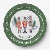 Weihnachtskitschigkeit Pappteller (Vorderseite)