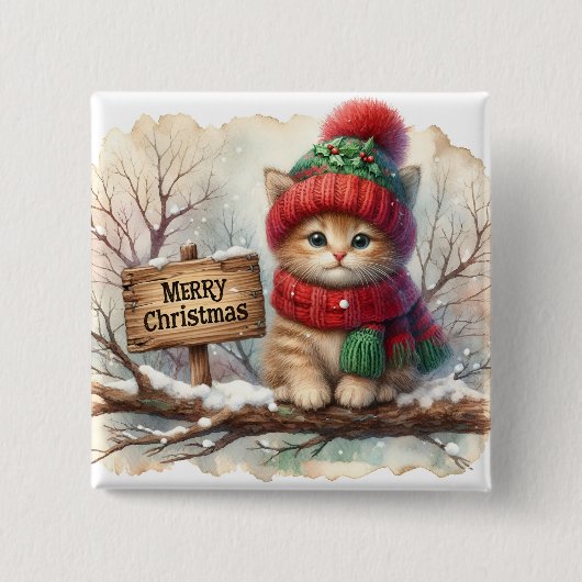 Weihnachtskitschtaste Button (Vorderseite)