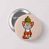 Weihnachtskitschtaste Button (Vorne & Hinten)