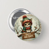 Weihnachtskitschtaste Button (Vorne & Hinten)