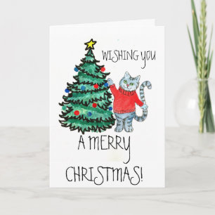 Weihnachtskitt Feiertagskarte