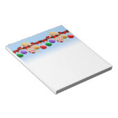 Weihnachtskitt Notizblock (angewinkelt)