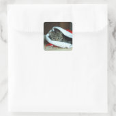 Weihnachtskitt Quadratischer Aufkleber (Tasche)