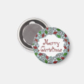 Weihnachtskitte, Magnet (Vorderseite/Rückseite)