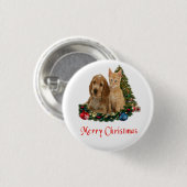Weihnachtskittel Button (Vorne & Hinten)
