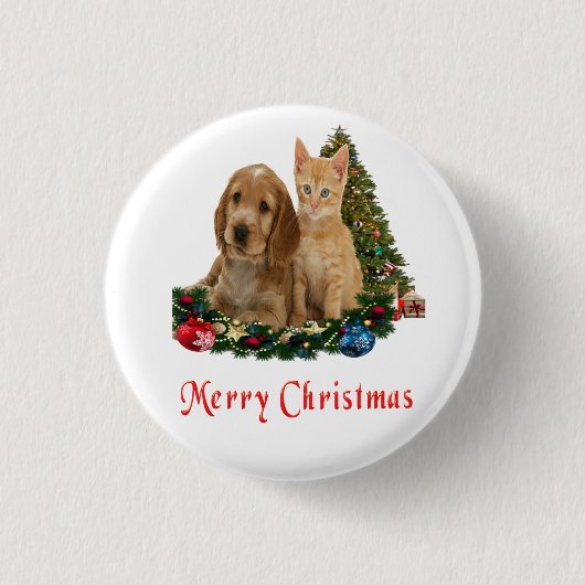 Weihnachtskittel Button (Vorderseite)