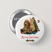 Weihnachtskittel Button (Vorne & Hinten)