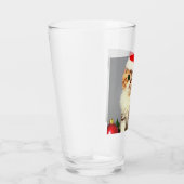 Weihnachtskitten in Weihnachtsmannmütze Glas (Rechts)