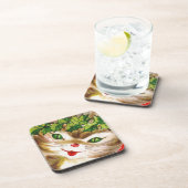 Weihnachtskitty Getränkeuntersetzer (Rechte Seite)