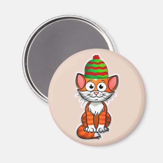 Weihnachtskitzelmagnet Magnet (Vorderseite/Rückseite)