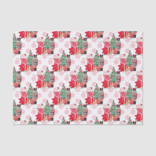 Weihnachtskitzelmuster gekachelt seidenpapier (Vorderseite)