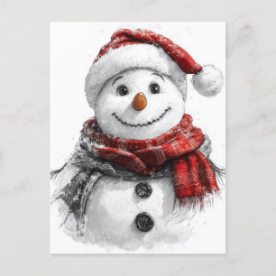 Weihnachtskizze Postkarte
