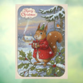 Weihnachtsklammer Fensteraufkleber (Blatt 3)