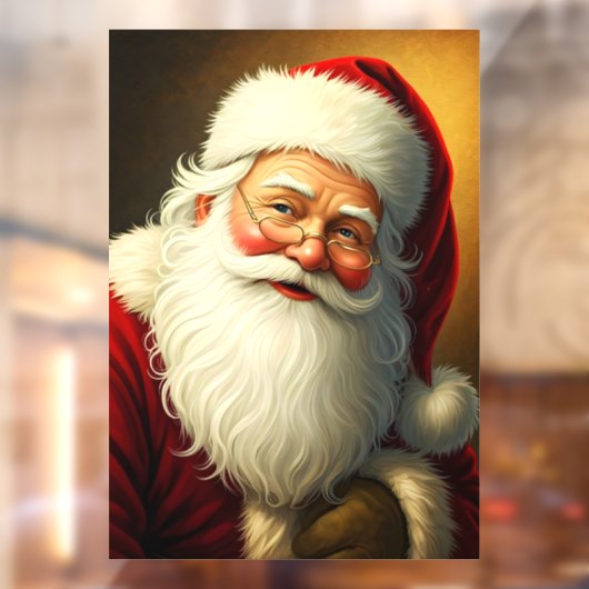 Weihnachtsklammer Fensteraufkleber (Blatt 2)