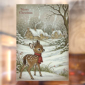 Weihnachtsklammer Fensteraufkleber (Blatt 2)