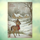 Weihnachtsklammer Fensteraufkleber (Blatt 3)