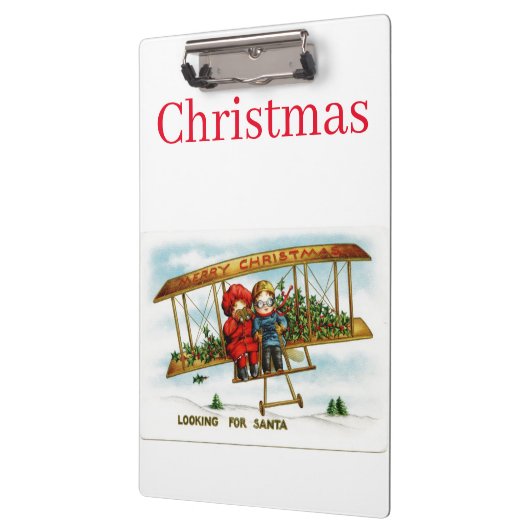 Weihnachtsklammer Klemmbrett (Links)