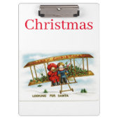 Weihnachtsklammer Klemmbrett (Vorderseite)