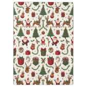 Weihnachtsklammer Klemmbrett (Rückseite)