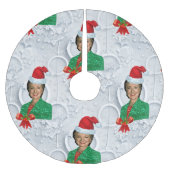 Weihnachtsklammer Polyester Weihnachtsbaumdecke (Vorderseite)