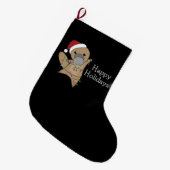 Weihnachtsklammern Großer Weihnachtsstrumpf (Vorderansicht (hängend))