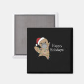 Weihnachtsklammern Magnet (Vorderseite/Rückseite)