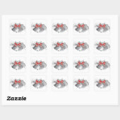 Weihnachtsklammern Stickers (Blatt)