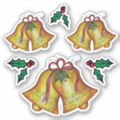 Weihnachtsklammern Stickers Aufkleber (Vorderseite)