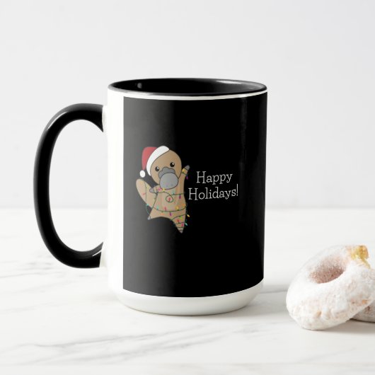 Weihnachtsklammern Tasse (Mit Donut)