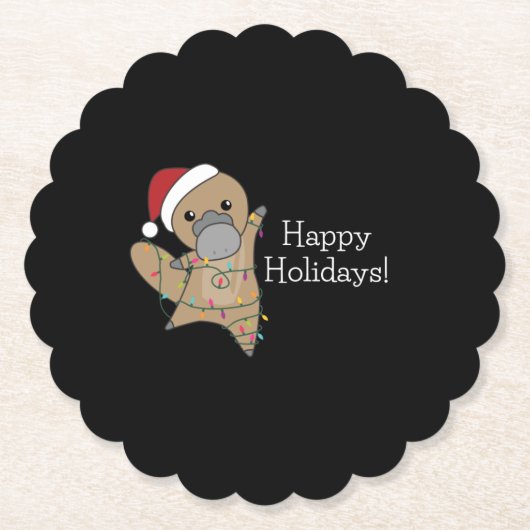 Weihnachtsklammern Untersetzer (Vorderseite)