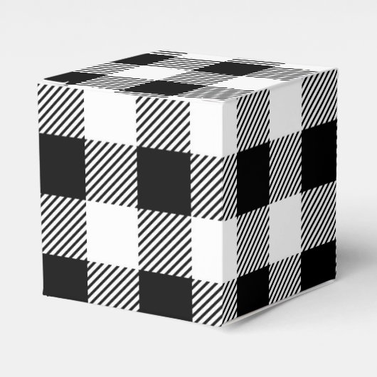 Weihnachtsklassiker Buffalo Karo kariertes Muster  Geschenkschachtel (Vorderseite)