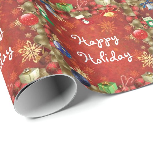 Weihnachtsklassiker Geschenkpapier (Rolleneckpunkt)