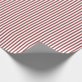 Weihnachtsklassiker rot / weiß gestreift geschenkpapier (Ecke)