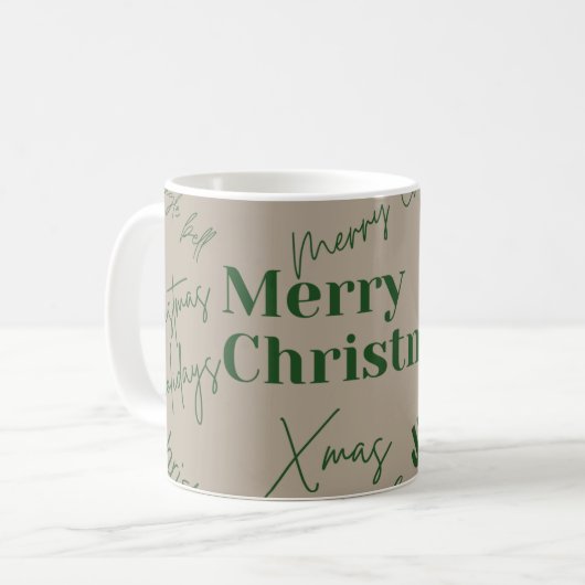 Weihnachtsklassiker Tasse (Vorderseite Links)