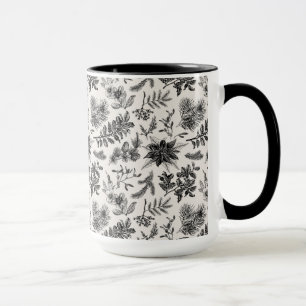Weihnachtsklassisches Vintages Muster Tasse