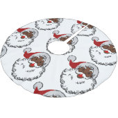 Weihnachtsklässler Polyester Weihnachtsbaumdecke (Schrägansicht)