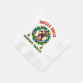 Weihnachtsklaus Surfsurfer Weihnachtsfeiertag Weih Serviette (Ecke)